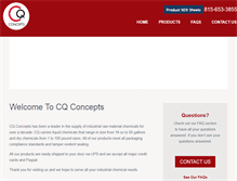Tablet Screenshot of cqconcepts.com